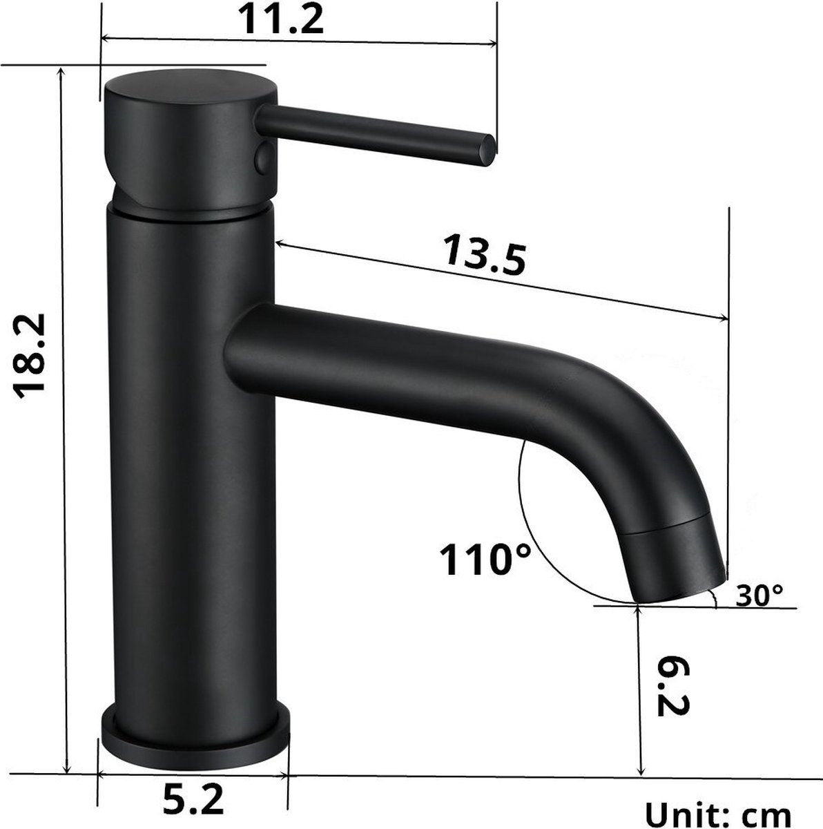 Badkamer Kraan Wastafelkraan Moderne Kraan Interieur Mengkraan