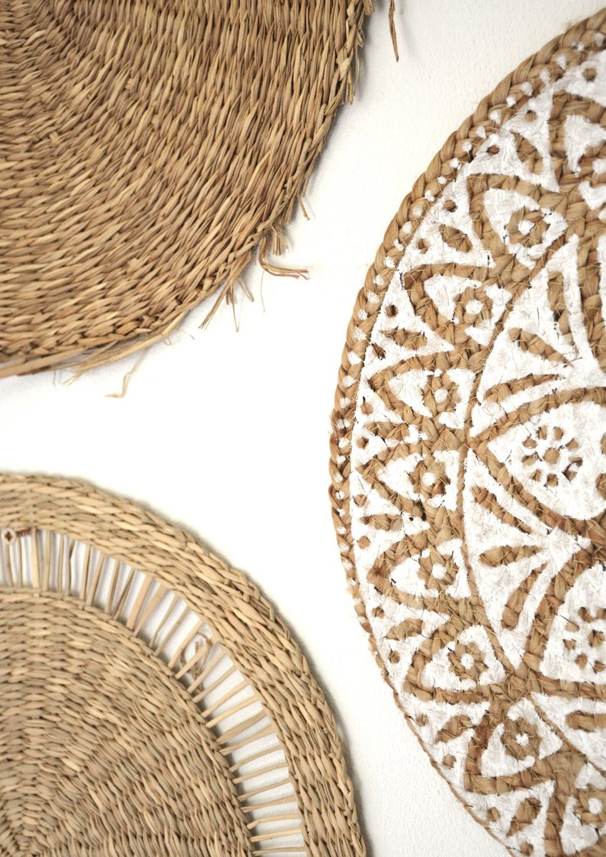 FOMIYES Wanddecoratie, houten bloem van het leven, wanddecoratie, houten wanddecoratie, hangende boho, wanddecoratie, woonkamer, slaapkamer, decoratie