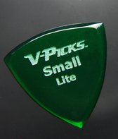 V-Picks - Small Pointed Lite Emerald Green - Plectrum - 1.50 mm