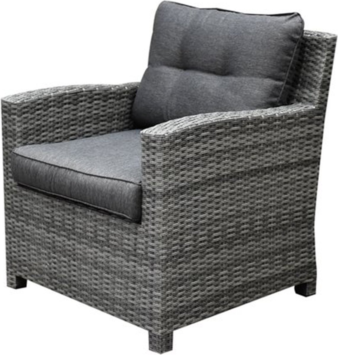 New Castle lounge tuinstoel antraciet