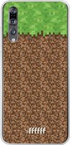 Huawei P20 Pro Hoesje Transparant TPU Case - Minecraft - Grass #ffffff