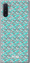 Samsung Galaxy Note 10 Hoesje Transparant TPU Case - Minecraft - Diamonds! #ffffff