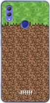 Honor Note 10 Hoesje Transparant TPU Case - Minecraft - Grass #ffffff