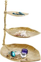 Kare Etagere Leaf Gold