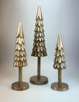 Set/3 - Kerstbomen - Staal - Goud - Home Society