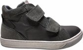 Naturino 2 velcro's ster lederen hoge sneakers Clay Star grijs mt 30
