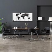 Canvas 5-delig 150x60 cm (incl LW 3d klok) - Canvas schilderij - Canvas paneel woonkamer