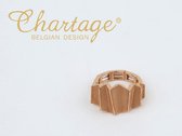 Chartage Elastische ring rosé goud