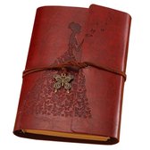 Dagboek Notitieboek Ringband Receptenboek Schrijven Hervulbaar Diy Vintage Scrapbook Kopen Bruin Leer