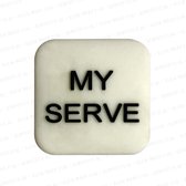 Dempertje.nl - Tennisdemper 1 stuk - My Serve Your Serve - #043