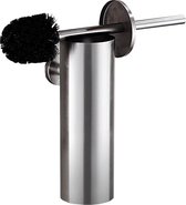 VDN Stainless Toiletborstel met houder - Toiletborstelhouder - Zilver - Wc borstel met houder - RVS - Hangend