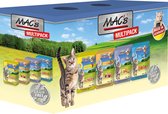 Mac’s Kattenvoer Natvoer Maaltijdzakjes - Mixpack Vis & Vlees - 12 x 100g