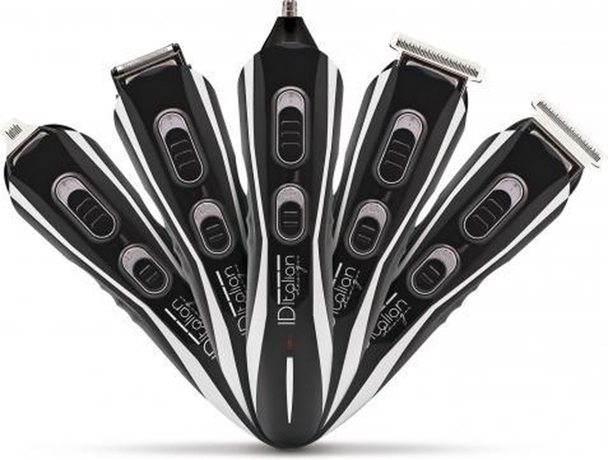 Tondeuse 5-in-1 | ID Italian Design | i-Trimmer | Multifunctionele tondeuse met 5 extra functies | Professioneel | Haartrimmer