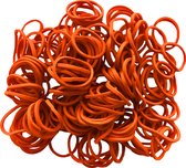 50 gram - elastiek - oranje - Ø15 x 1,5mm - in zak - ca 250 stuks