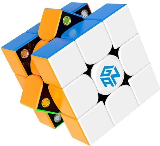 GAN 356 X V2 speed cube magnetisch - 3x3 kubus - draai puzzel -  inclusief... | bol.com