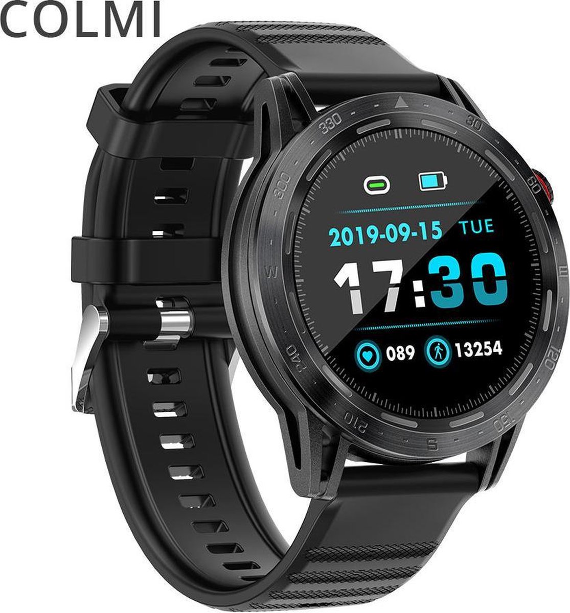 Colmi SKY7 PRO - Stappenteller - Sporthorloge - Zwart | bol.com