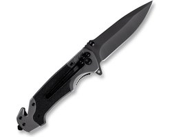 Survival zakmes outdoor – 1 hand open systeem en broekclip – 22.5 CM vouwmes – RVS