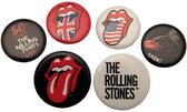 The Rolling Stones Button Badge Set (Multi-colour)