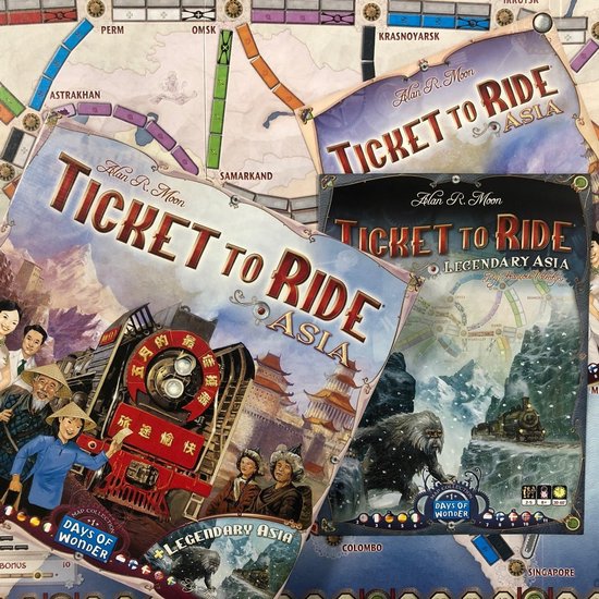 Ticket to Ride Asia Uitbreiding Bordspel Games