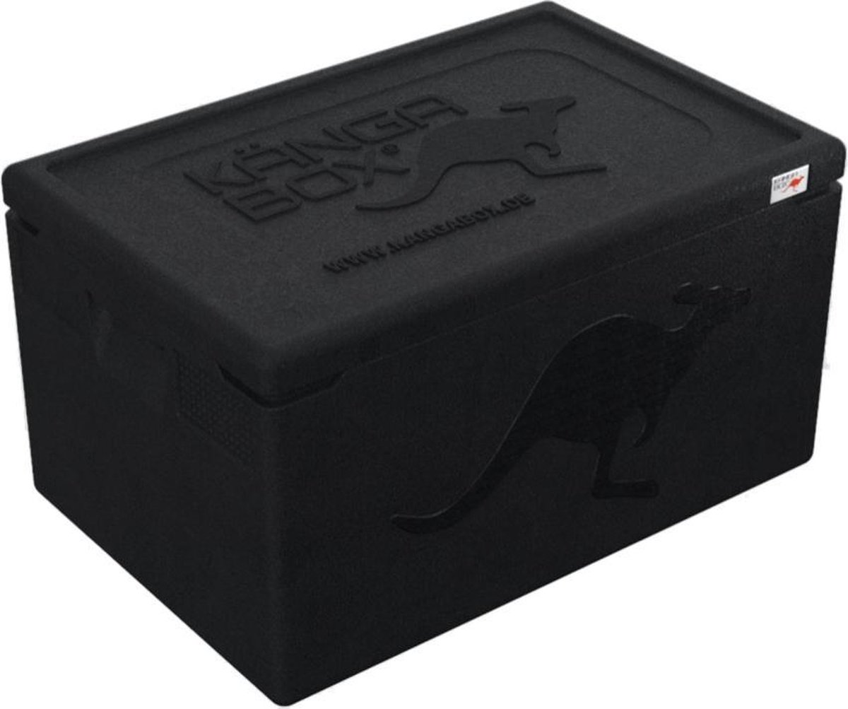 Kängabox Professional GN 1/1 Thermobox - Koelbox - 48 Liter - 600 x 400 x 330 mm - Zwart