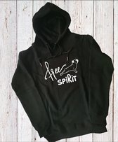 Hoodie dames - free spirit - yoga - large