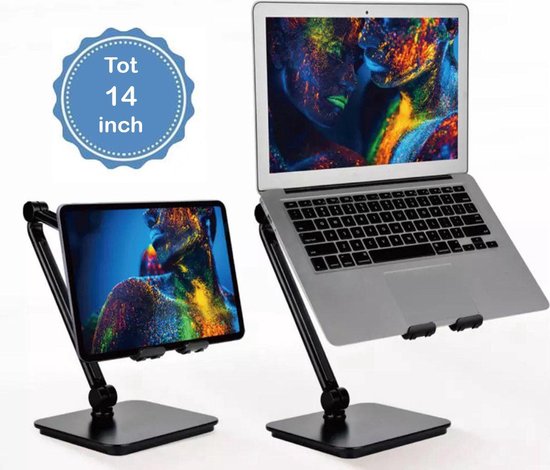 maag Regelen symbool Laptop Standaard - 360 graden roterend - Opvouwbaar - Laptop standaard  universele -... | bol.com