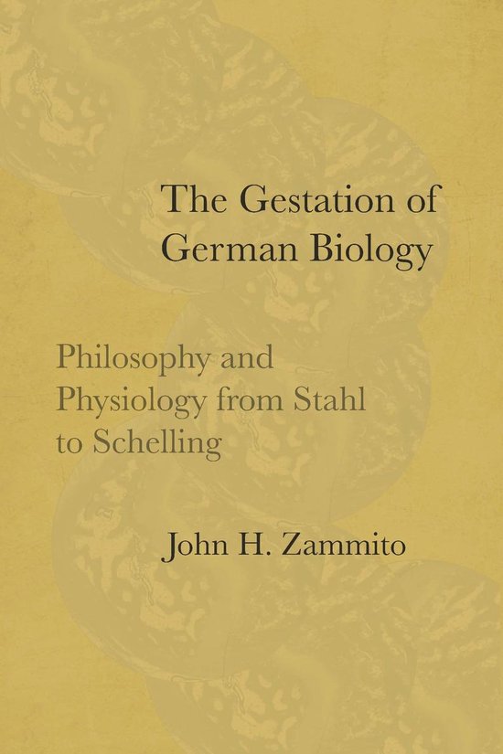 The Gestation of German Biology - cover