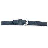 Horlogeband D629 Kayak Blauw Leder 14x14mm Quickswitch