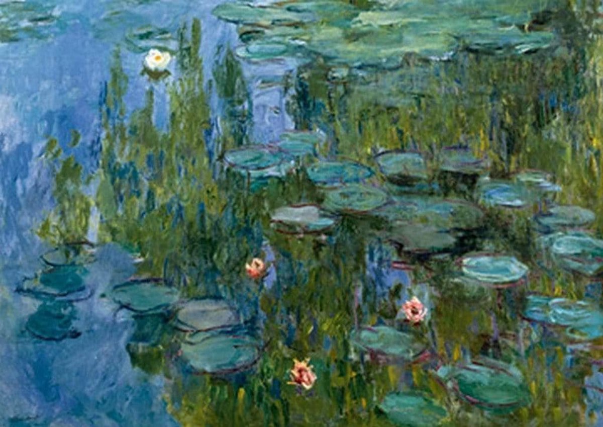 PGM Kunstdruk Claude Monet - Seerosen 29,7x21cm Divers