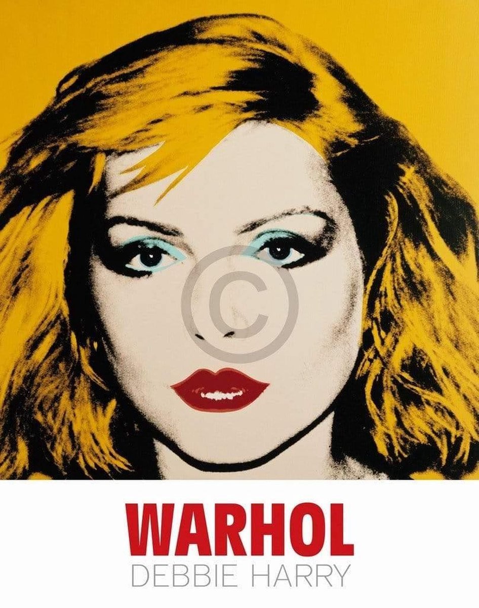 PGM Kunstdruk Andy Warhol - Debbie Harry 1980 90x114cm Divers