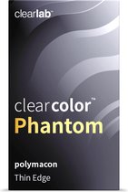 0.00 - Clearcolor™ Phantom Lestat - 2 pack - Maandlenzen - Partylenzen / Verkleden / Kleurlenzen - Lestat