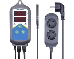 Inkbird ITC-306T temperatuur controller voor - aquarium - bier brouwen - terrarium - kweekruimte - kippen - fokken - thermostaat