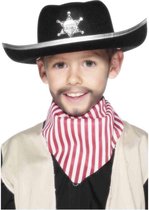 Smiffys Kostuum Hoed Kids Sheriff Zwart