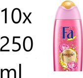 Fa Douchegel Magic oil - Parfum Jasmine Rose - Voordeelpak 10x 250ml