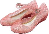 Prinsessen schoenen roze - Elsa / Anna schoenen maat 25 (valt als maat 23) - voor bij je Elsa jurk