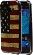 Wicked Narwal | Amerikaanse Vlag TPU Hoesje voor Samsung galaxy j5 2015 J500F USA