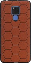 Wicked Narwal | Hexagon Hard Case voor Huawei Mate 20 X Bruin