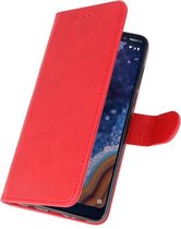 Wicked Narwal | bookstyle / book case/ wallet case Wallet Cases Hoesje voor Nokia 9 PureView Rood