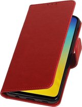 Wicked Narwal | Premium bookstyle / book case/ wallet case voor Samsung Samsung Galaxy S10e Rood