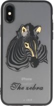 Wicked Narwal | Dieren TPU Hoesjes Cases voor iPhone X Zebra