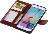 Wicked Narwal | Samsung Galaxy S6 Edge Portemonnee hoesje booktype wallet case Bruin