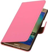 Wicked Narwal | bookstyle / book case/ wallet case Hoes voor Samsung galaxy a7 2015Roze