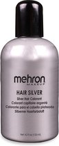 Mehron - Hair Silver - Om haar tijdelijk zilvergrijs te maken - 130 ml