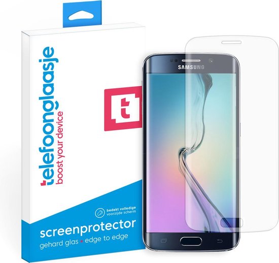 Glazen screenprotector Samsung Galaxy S6 Edge | Tempered glass | Gehard glas | bol.com