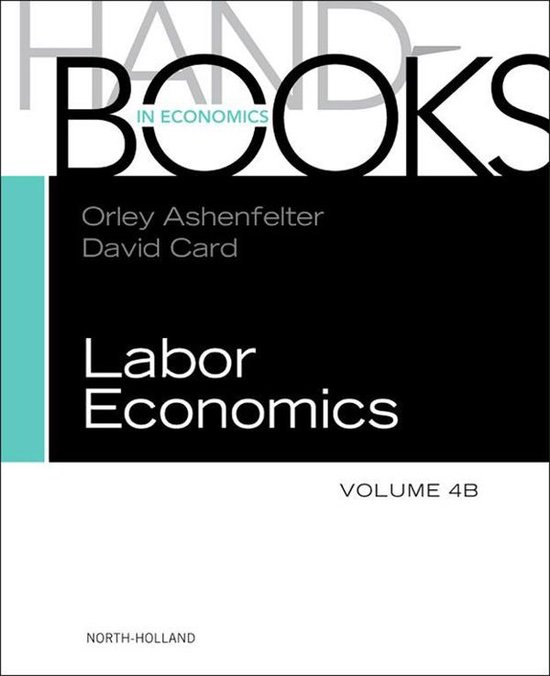 Handbook of Labor Economics, Vol 4B - cover