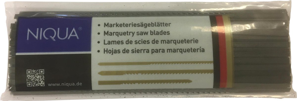 Niqua Marketerie Figuurzagen - Maat 2.5 - 144 Stuks