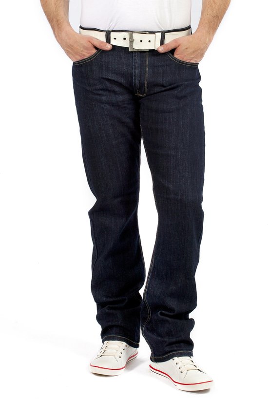 MASKOVICK Heren Jeans Clinton stretch Regular - Dark Rinsed -  W40 X L36