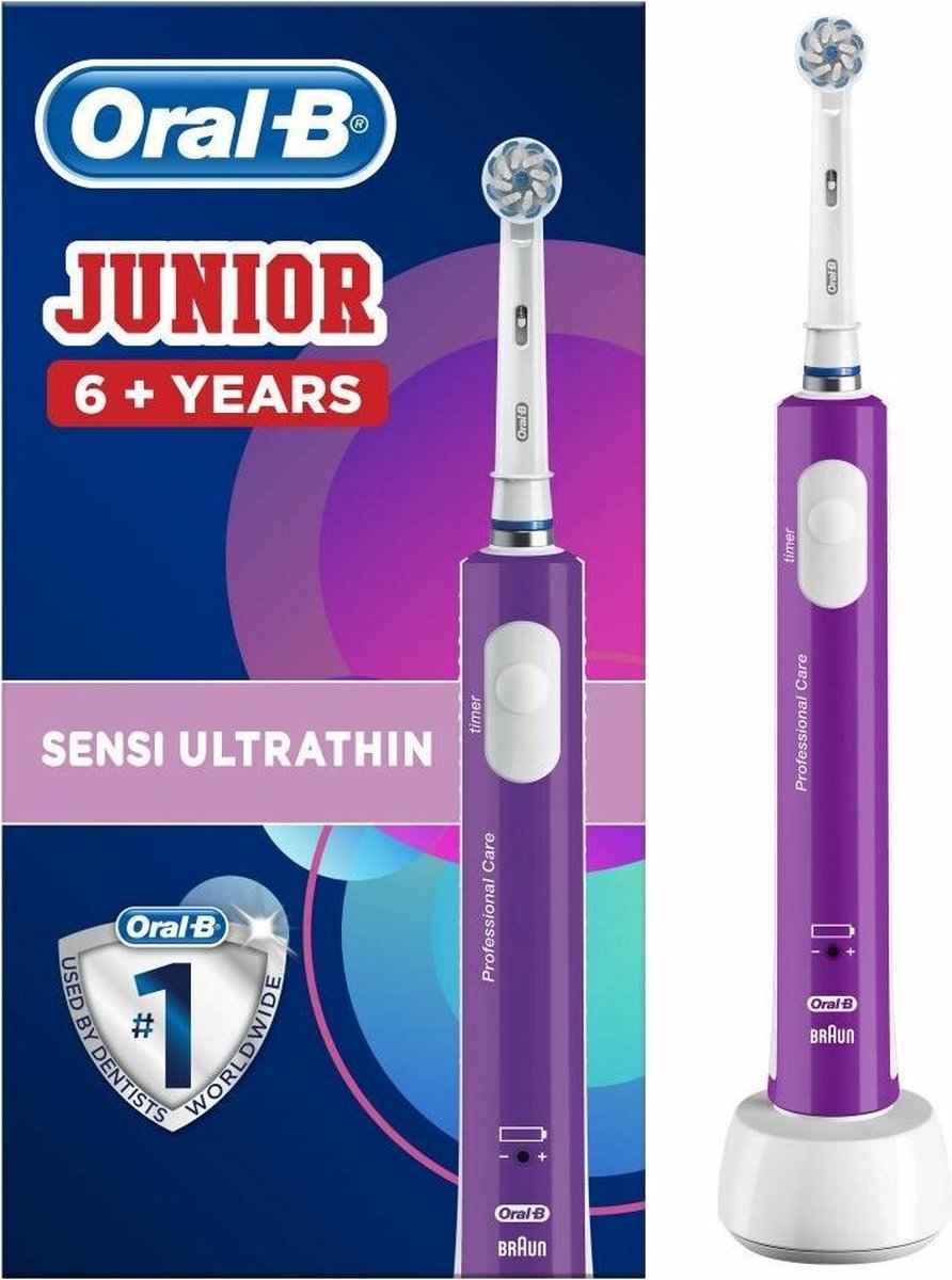 Oral-B Junior - Elektrische tandenborstel - Paars - Oral B