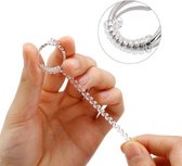Réducteur d' Ring - 5 cm - Transparent - Siliconen - Rendre l' Ring trop grand pour s'adapter