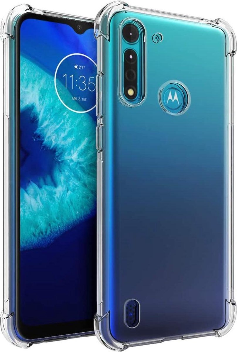 Shockproof Soft TPU hoesje Silicone Case Geschikt voor: Motorola Moto G8 Power Lite